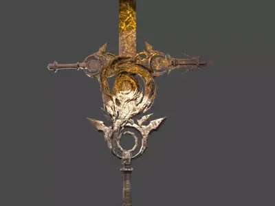 Air element hilt 4 3D model