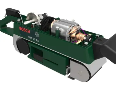 BOSCH PBS 75 AE Belt Sander Szalagcsiszol Free 3D model