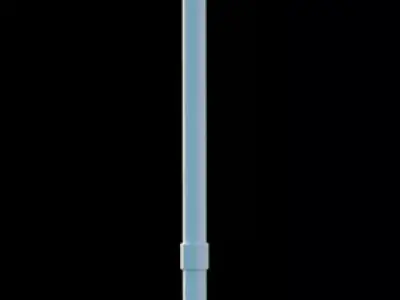 spear halberd club Long-range close-range weapons Free low-poly 3D model