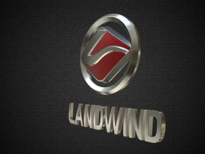 landwind logo 3D model