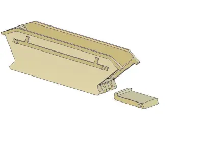 Skip for diorama 3D print model