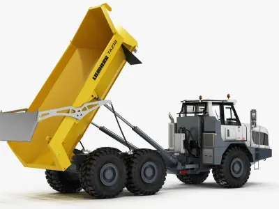 LIEBHERR TA 230 Litronic Articulated Truck v2 3D model