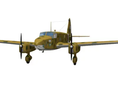 Caproni Ca309 Ghibli 3D model