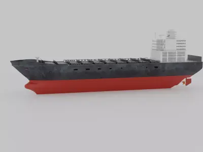 Okinava Freight ship 3D model