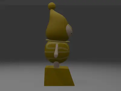 Brass bell 3D model