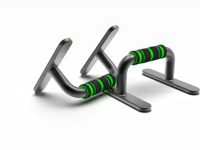Pushup Bar 3D model