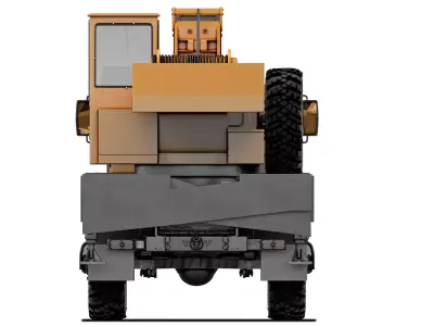 Ural 4320 KS-3574 1990 3D model