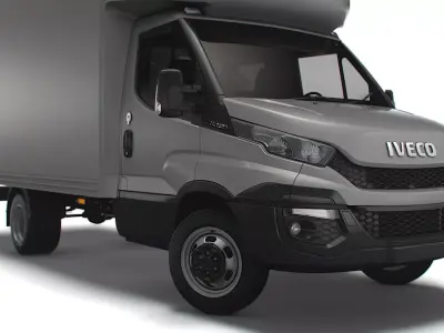 Iveco Daily Luton Box 2014 3D model