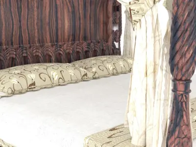 Bed of the Noble 3D model