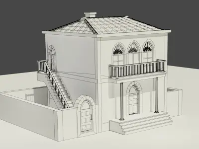 Livan historic building 3D model