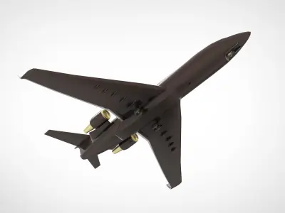 Gulfstream G650 Jet 3D model