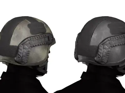 LSHZ HELMET LOW CUT Low-poly 3D model