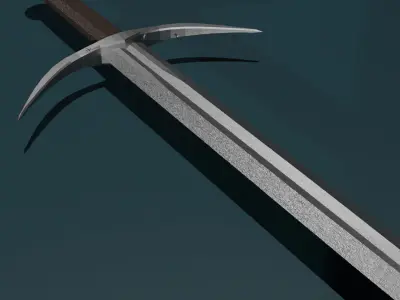 game ready low poly sword Free low-poly 3D model buy