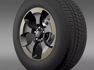 Jeep Wrangler Dragon Edition 2014 wheel 3D model