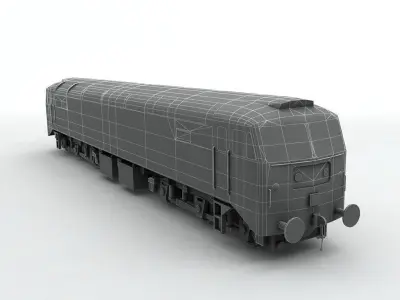  Class 57 Locomotive Freightliner Low-poly 3D model