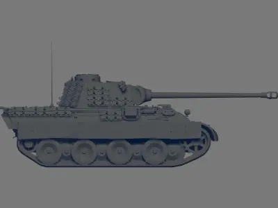 Panther D 3D model