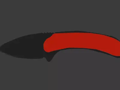 Scorpion knife 3D model