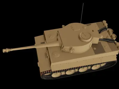  Tiger I tank Free 3D model