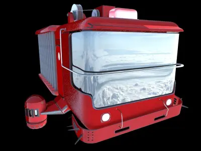 Zombie catcher ship from Zombie catcher mobile game 3D model