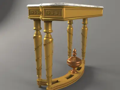 Classic Console 3D model