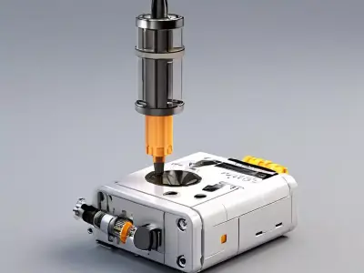 SciFi Fueling Device 3D Model Low-poly 3D model
