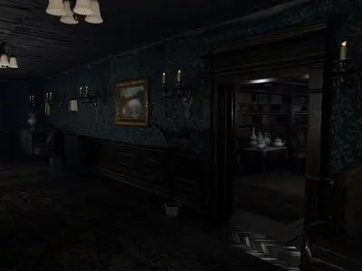 Winterbourne Mansion - Victorian Chambers and Hallways 3D model