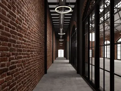 Warehouse Office 2 interior 3D model
