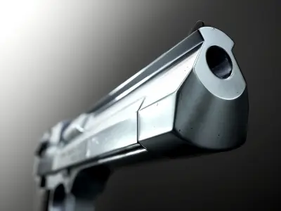 Desert Eagle PBR Low-poly 3D model