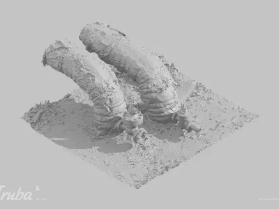 Truba A Pipe Scan 3D model