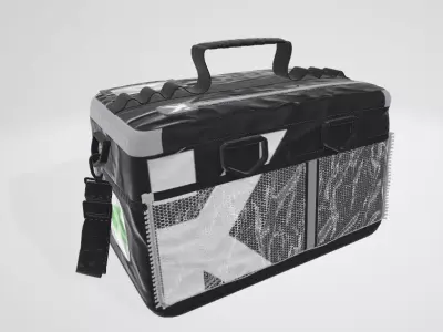 KITBRIX Large Waterproof Sports Bag Low-poly 3D model