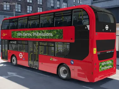 Alexander Dennis BYD 500 Electric Bus 3D model