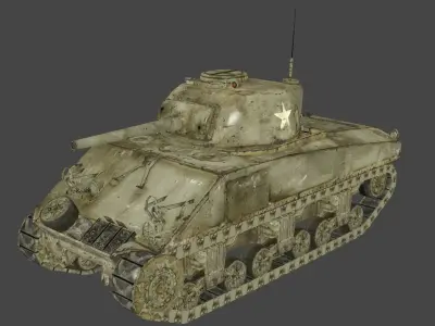 Military Vehicle Pack Low-poly 3D model