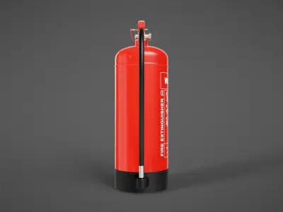 Water Fire Extinguisher 3D model purchase