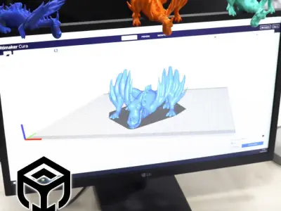 ARTICULATED DRAGON 3D print model purchase