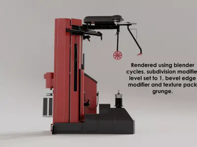 Garage tool set 3D Model Pack