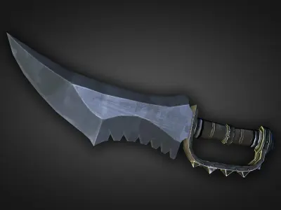 Fantasy Weapon Collection Low-poly 3D model purchase