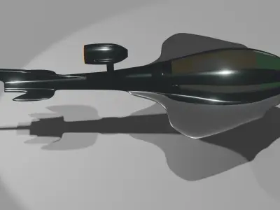 spaceship meduza 3D model