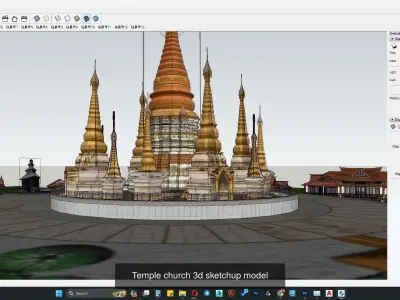 TEMPLE 3D MODEL 3D Model Pack purchase