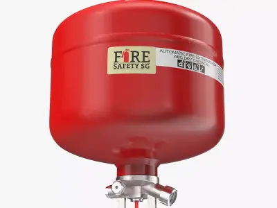 Fire Safety SG Automatic Fire Extinguisher 3D model