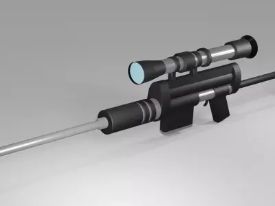 sniper Rifle 3D model