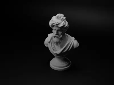 Persian Immortal Bust Chess 3D print model