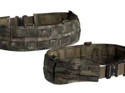 TYR Tactical Gunfighter MAB Belt Low-poly 3D model