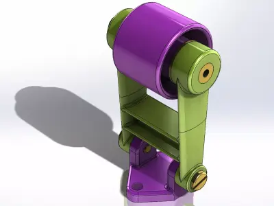 3D model of an Automotive Belt Tensioner 3D model