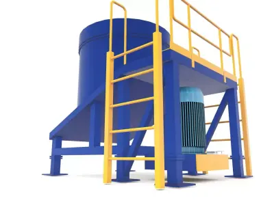 Falcon gravit concentrator 3D Model 3D model