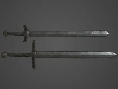 Next Gen AAA Basic Swords Collection 3D Model Pack