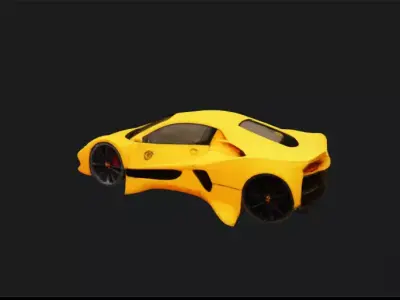 Car 3D Model Detailed Vehicle Asset 3D model