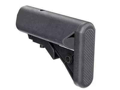 B5 Systems Bravo - SOPMOD Buttstock Low-poly 3D model