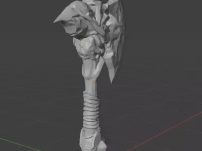 Emerald Enchanted Free low-poly 3D model