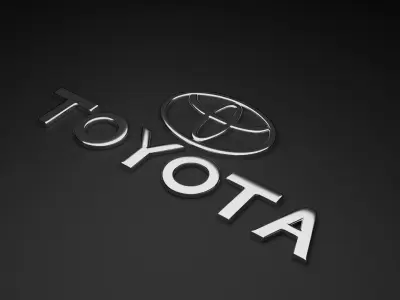 toyota emblem 3D model