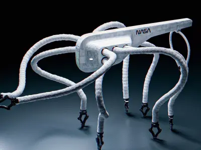 Octopod - Deep Space Constructor Scifi Machine 3D model